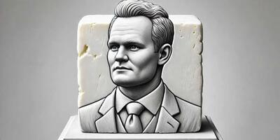 Tusk masło posąg