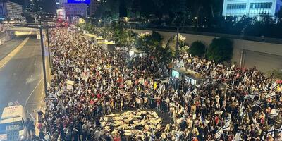 protest w Tel Awiwie