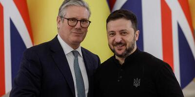 Keir Starmer Wołodymyr Zełenski