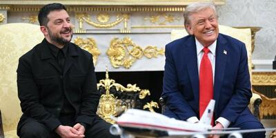 Donald Trump i Wołodymyr Zełenski