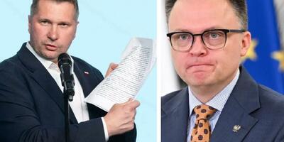 Przemysław Czarnek i Szymon Hołownia