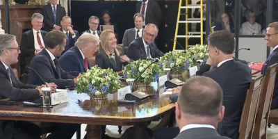 Trump i Zełenski spotkali się z europejskimi liderami