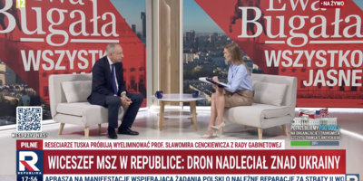 Dron z Osiny przyleciał z Ukrainy