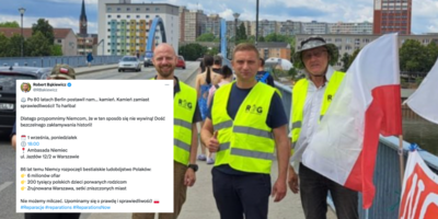 Bąkiewicz o reparacjach