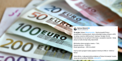 Dariusz Matecki ujawnia cennik rowerów z KPO