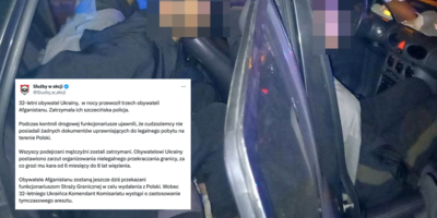 Ukrainiec przewoził Afgańczyków