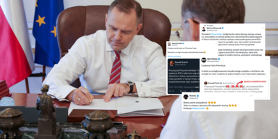 Politycy i internauci komentują decyzję Karola Nawrockiego