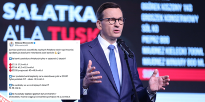 Morawiecki o bankach