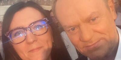 Sylwia Cisoń i Donald Tusk