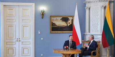 Rozmowy prezydentów Polski i Litwy