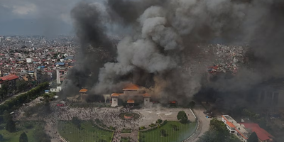 protesty w Nepalu