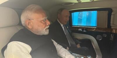 Modi w limuzynie u Putina