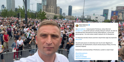 Bąkiewicz: Skandal w Piotrkowie z referendum