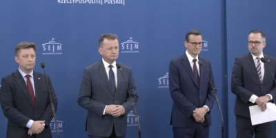 Konferencja polityków PiS