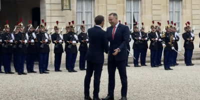 Nawrocki i Macron