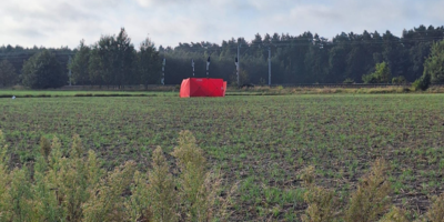 Dron spadł w Miniszkowie