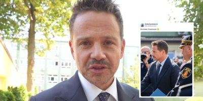 Trzaskowski i wąsy hitem sieci