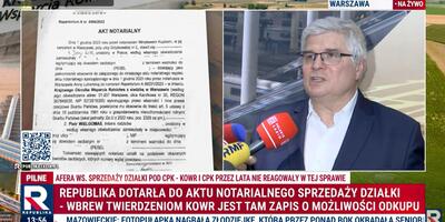 Republika pozyskała akt notarialny działki w Zabłotni