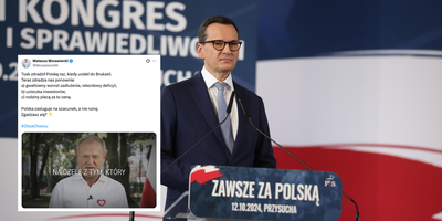 Spot Morawieckiego uderza w Tuska