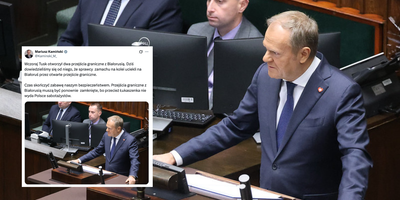 Kamiński krytykuje wystąpienie Tuska w sprawie sabotażu