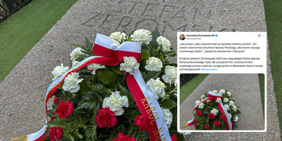 Prezydent Karol Nawrocki oddał hołd Stefanowi Żeromskiemu