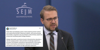 Ozdoba żąda wyjaśnień ws. opinii lekarskiej dotyczącej Zbigniewa Ziobry
