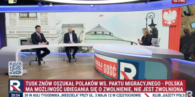Goście Danuty Holeckiej ostro o pakcie migracyjnym i katastrofie w ochronie zdrowia