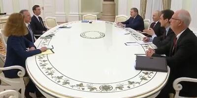 spotkanie delegacji amerykańskiej z Putinem