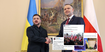 Internauci reagują na spotkanie Nawrockiego z Zełenskim