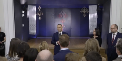 Prezydent Nawrocki spotkał się z Białorusinami w Belwederze