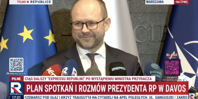 Przydacz o misji prezydenta w Davos