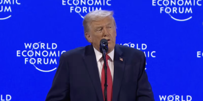 Donald Trump w Davos