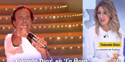 Yolanda Diaz i Julio Iglesias