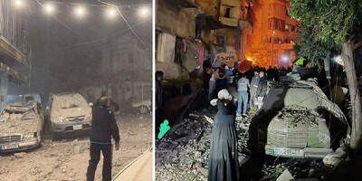 skutki ataku Izraela na Beirut