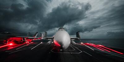 pokład lotniskowca USS Gerald R. Ford