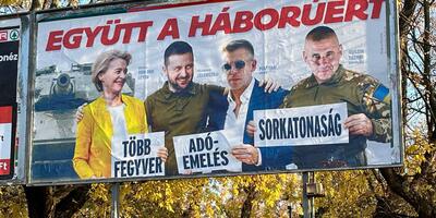 wybory na Węgrzech, baner wyborczy