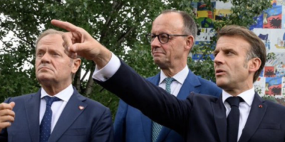 Donald Tusk i Emmanuel Macron