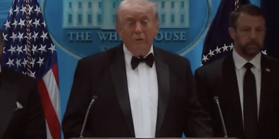 Atak podczas kolacji z Trumpem