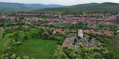 gmina Cut, widok z lotu ptaka
