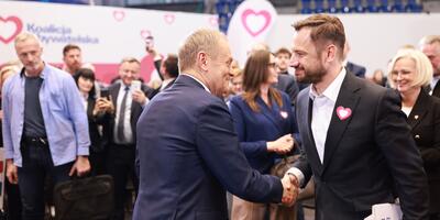 Aleksander Miszalski i Donald Tusk