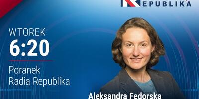 Aleksandra Fedorska w Radiu Republika