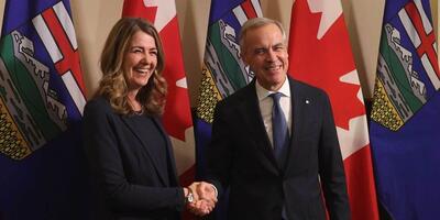 Danielle Smith i Mark Carney