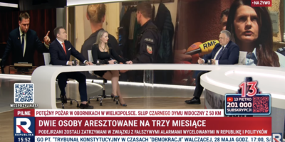 Tomasz Sakiewicz w Republice