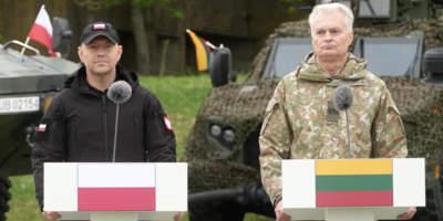 Nawrocki na Litwie o bezpieczeństwie NATO