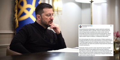 Czarnek ostro Zełenskiego ws. upamiętniania UPA: „To skandal”