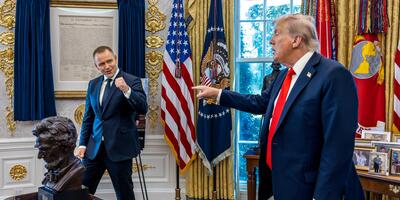 Karol Nawrocki i Donald Trump