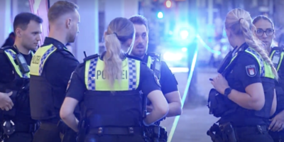 policja w Hamburgu