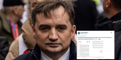 Jacek Ozdoba broni Zbigniewa Ziobry