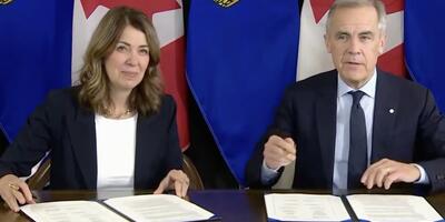 Danielle Smith i Mark Carney