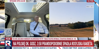 Prof. Sławomir Cenckiewicz komentuje incydent z rosyjską rakietą nad Polską